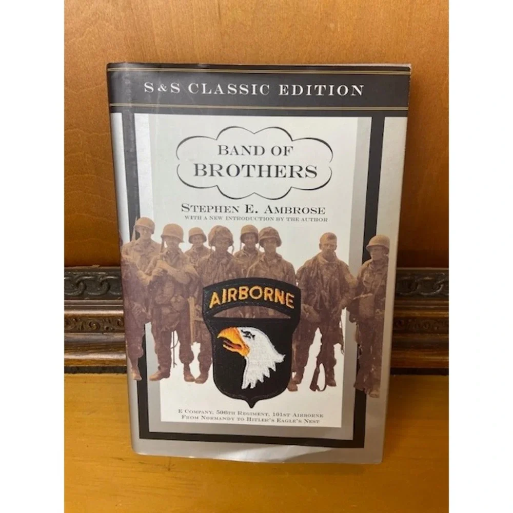 Band of Brothers Stephen E Ambrose S&S Classic Edition HC/DJ WWII 101st Airborn